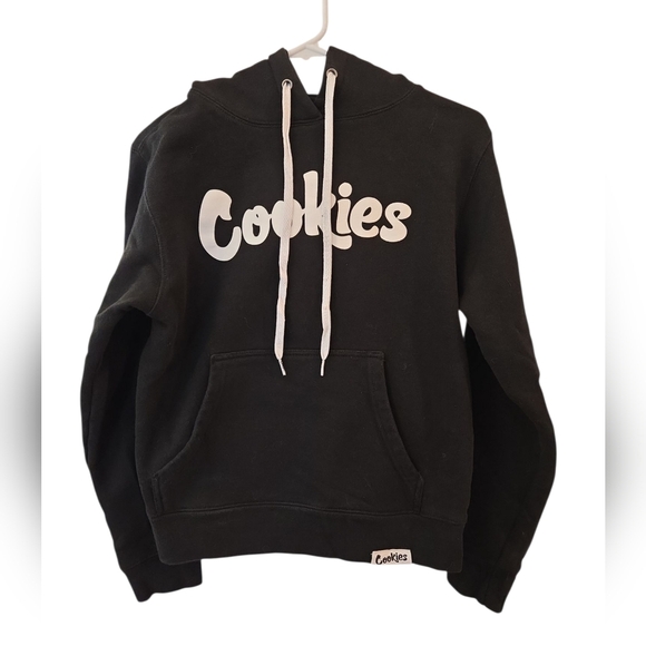 COOKIES BLACK KID'S HOODIE. SIZE LARGE. - Picture 1 of 10